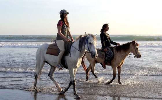 balade cheval plage finistère sud